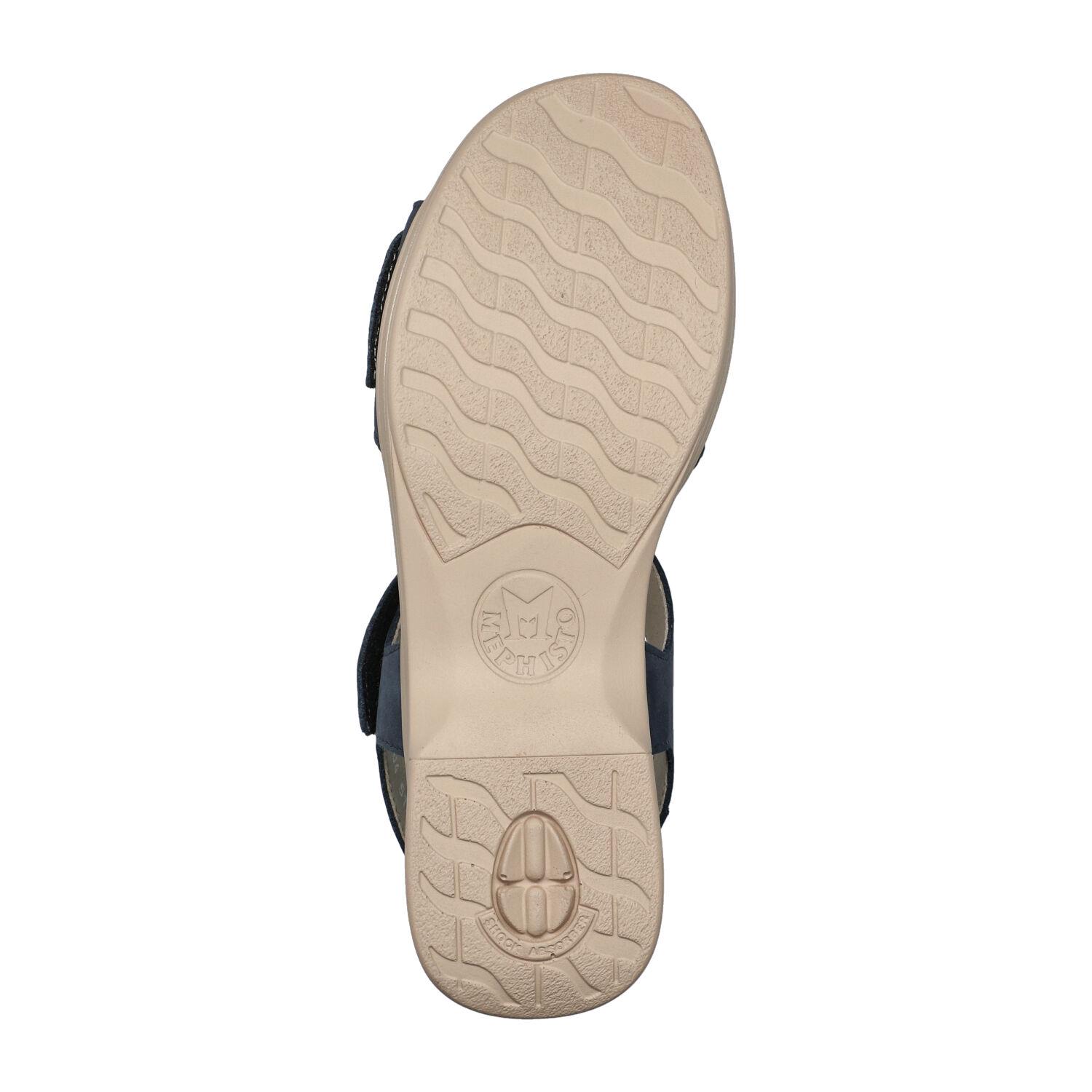 sandales femme modèle Floraline Bleu jean - Mephisto